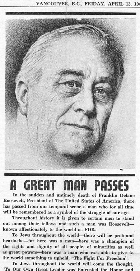 JWB 1945_Roosevelt dies