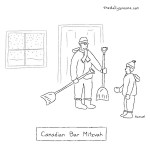 cartoon - Canadian bar mitzvah, by Jacob Samuel