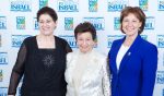 photo - At the Jewish National Fund, Pacific Region, Negev Dinner on April 10, left to right, are Ruth Rasnic, dinner honoree Shirley Barnett and B.C. Premier Christy Clark