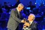 photo - Prime Minister Binyamin Netanyahu awards this year’s Genesis Prize to violinist Itzhak Perlman