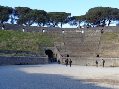 photo - The amphitheatre in Pompeii