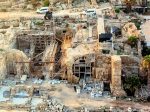 photo - An aerial view of part of the Caesarea excavations