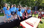 photo - The Hon. Jody Wilson-Raybould, minister of justice and attorney general of Canada (MP for Vancouver Granville), at the Canada Day celebration in Douglas Park, which is in JI publisher Cynthia Ramsay’s neighbourhood