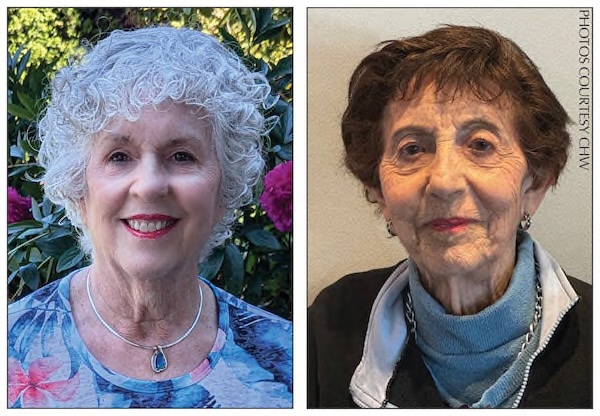 photos - CHW Vancouver Centre’s opening luncheon on Sept. 22 honours longtime members and contributors Bev Corber, left, and Dolly Jampolsky