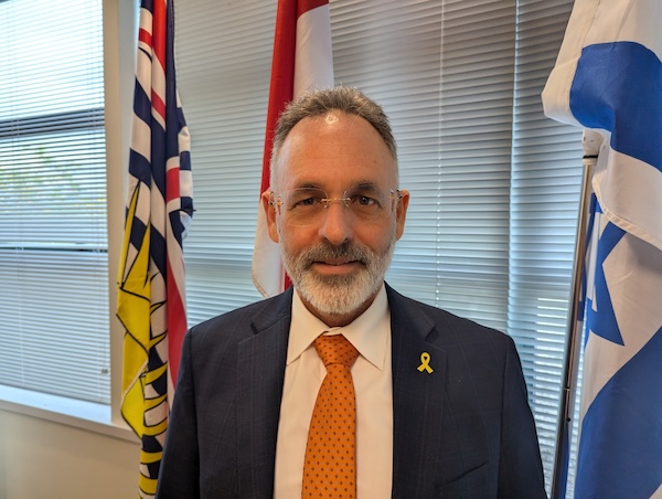 photo - Iddo Moed, Israel’s ambassador to Canada, was in British Columbia to promote partnerships