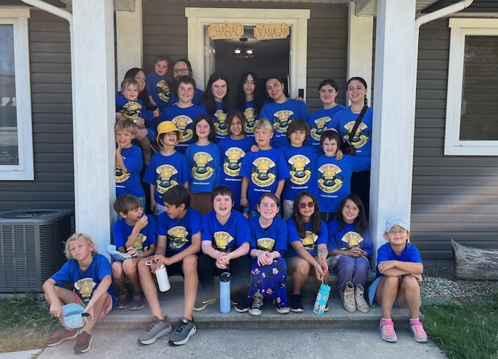 photo - Campers and staff of this summer’s Camp Gan Israel Kelowna