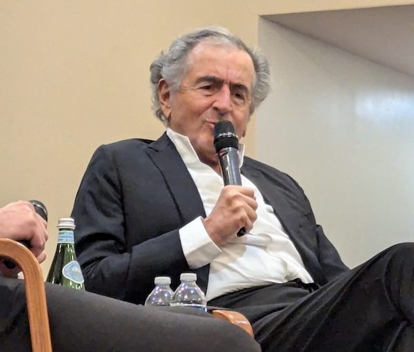 photo - French writer, filmmaker and human rights activist Bernard-Henri Lévy was in Vancouver at Schara Tzedeck Synagogue Nov. 6, in conversation with the National Post’s Tristin Hopper