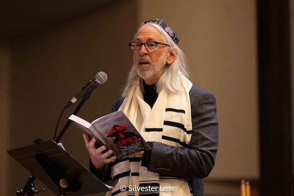 photo - On International Holocaust Remembrance Day, Richard Lowy shared his father Leo’s story at Congregation Schara Tzedeck